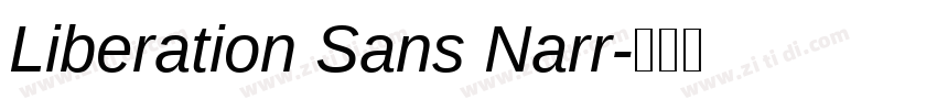 Liberation Sans Narr字体转换